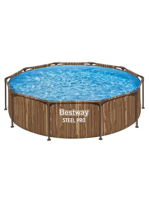 Бассейн каркасный Steel Pro, 305&times;76 см, круглый, рейка, 561VP Bestway