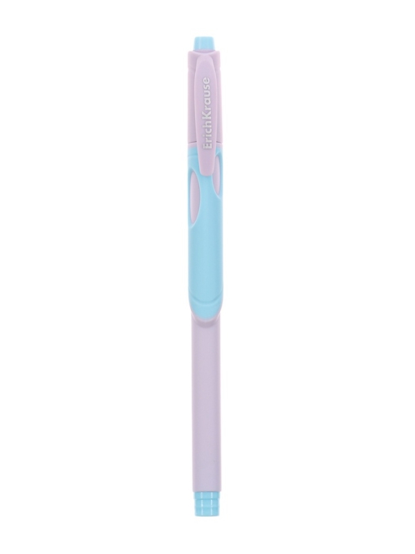 Ручка шариковая ErichKrause ErgoLine Stick&Grip Pastel, 0.5мм, первоклассника, блистер, синяя 108792 Ручка шариковая ErichKrause ErgoLine Stick&Grip Pastel, 0.5мм, первоклассника, блистер, синяя 108792