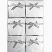 Набор подарочных коробочек 6 шт. под набор &laquo;Сияние&raquo;, 9&times;9, цвет серебро (4451030)