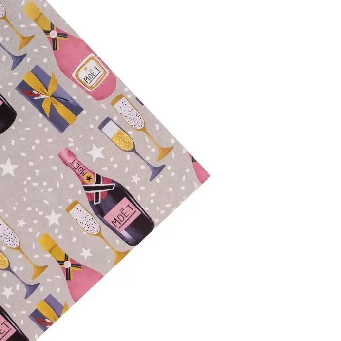 Бумага упаковочная глянцевая двухсторонняя «Давай праздновать», 70 х 100 см