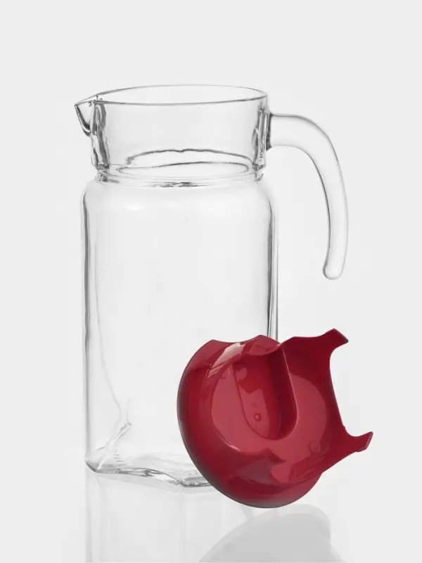 Кувшин Paşabah&ccedil;e Luna, 1.75 л, пластиковая крышка, стекло, прозрачный