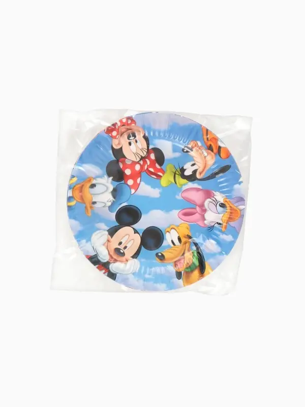 Тарелка одноразовая бумажная 18 см, набор 10 шт., Друзья Тарелка одноразовая бумажная 18 см, набор 10 шт., Друзья