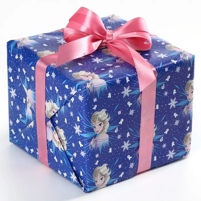 Упаковочная бумага, 70х100 см, Холодное сердце,