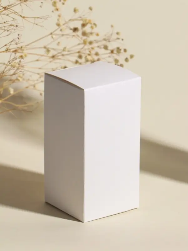 Свеча интерьерная Свеча интерьерная "Столбик. Экзотические растения" нежно-голубая 5х5х11,7 см