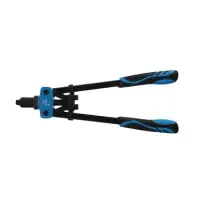 Заклепочник ТУНДРА, 360 мм, двуручный, заклепки 2.4 - 3.2 - 4 - 4.8 - 6.4 мм