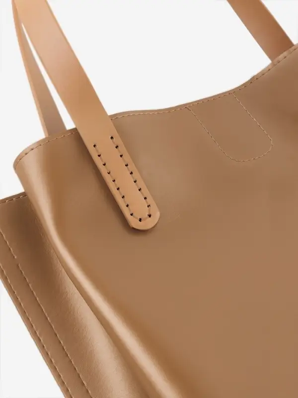 Ручки для сумки, пара, 52&plusmn;2&times;2 см, бежевые