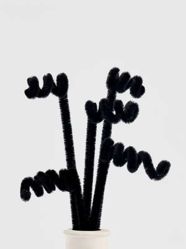 Синельная проволока, набор 50 шт., чёрная, 30 см