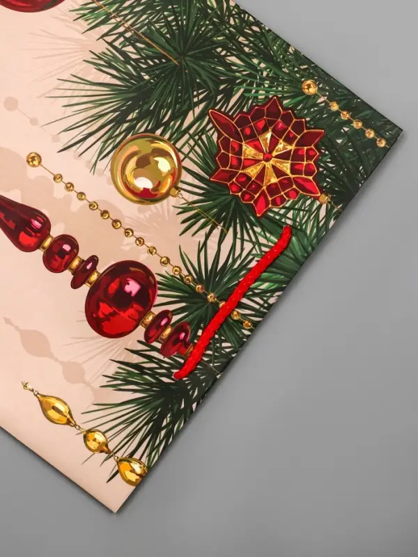 Пакет подарочный новогодний ламинированный, «Атмосфера Нового Года» , 26×12×32 см Пакет подарочный новогодний ламинированный, «Атмосфера Нового Года» , 26×12×32 см