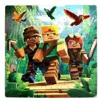 Пазл в рамке &laquo;Мир пикселей&raquo;, 54 детали