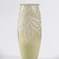 Ваза «Кармен» овал, h=23 см, стекло, бледно-зелёная Ваза «Кармен» овал, h=23 см, стекло, бледно-зелёная