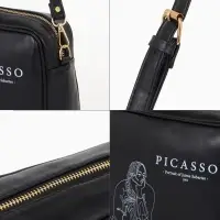 Сумка женская на молнии TEXTURA, 22&times;8&times;17 см, чёрная