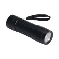 Фонарь ручной &laquo;Мастер К&raquo; MHB1-W1D9, 3 Вт, 9 LED, 90 Лм, от батареек 3&times;ААА, чёрный