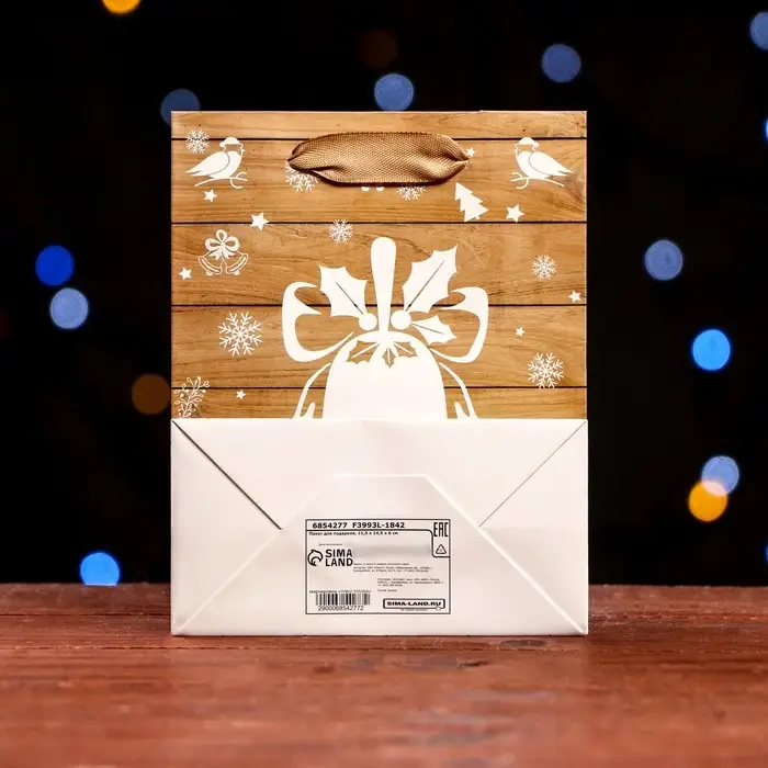 Пакет ламинированный «Колокол» 11.5×14.5×6 см