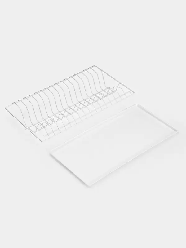 Сушилка для посуды с поддоном для шкафа 50 см, 46.5&times;25.6 см, белая