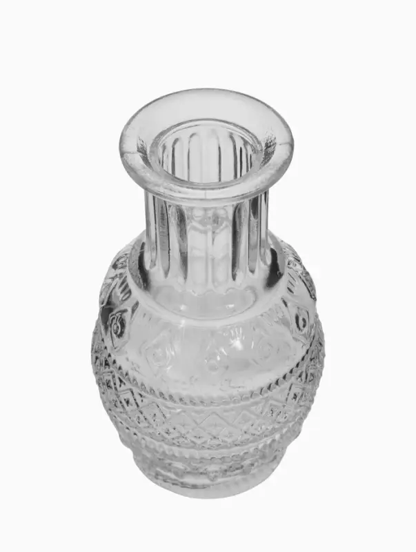 Ваза &laquo;Миниатюра&raquo;, h=8-13 см, набор 12 шт., стекло, прозрачная