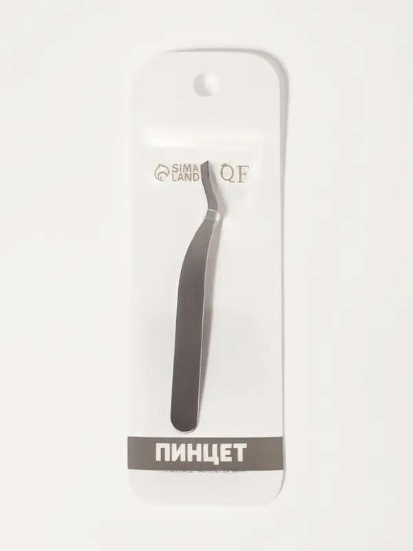 Пинцет скошенный, узкий, 9 см