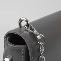 Крепления для ручек на сумку, металлические, 1.8&times;1.5&times;0.5 см, 2 шт., 4 винта, цвет серебряный