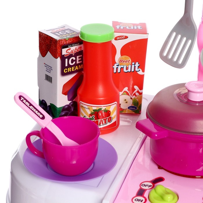 Игровой модуль в чемодане на колёсиках 3 в 1: плита, кухня, чемодан, 43 предмета Игровой модуль в чемодане на колёсиках 3 в 1: плита, кухня, чемодан, 43 предмета