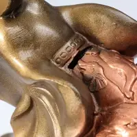 Копилка для денег &laquo;Слон сафари&raquo;, бронза с золотом, 30&times;35&times;17 см