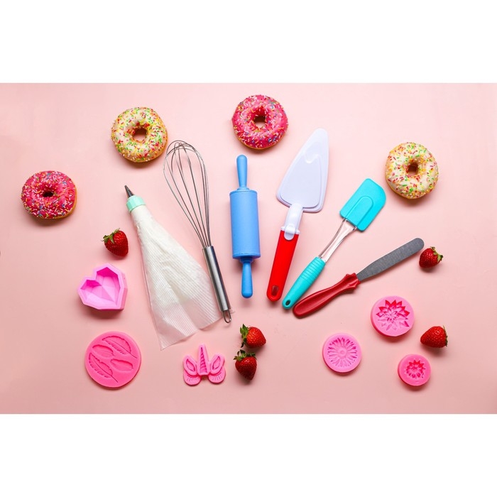 Лопатка Доляна «Про», 24×5 см, цвет МИКС Лопатка Доляна «Про», 24×5 см, цвет МИКС