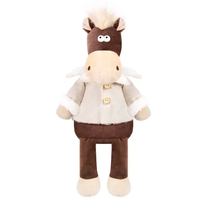 Мягкая игрушка «Конь Василий в дубленке», 22 см