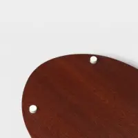 Сиденье для унитаза с крышкой &laquo;Натуральное дерево&raquo;, 45&times;35 см, цвет орех