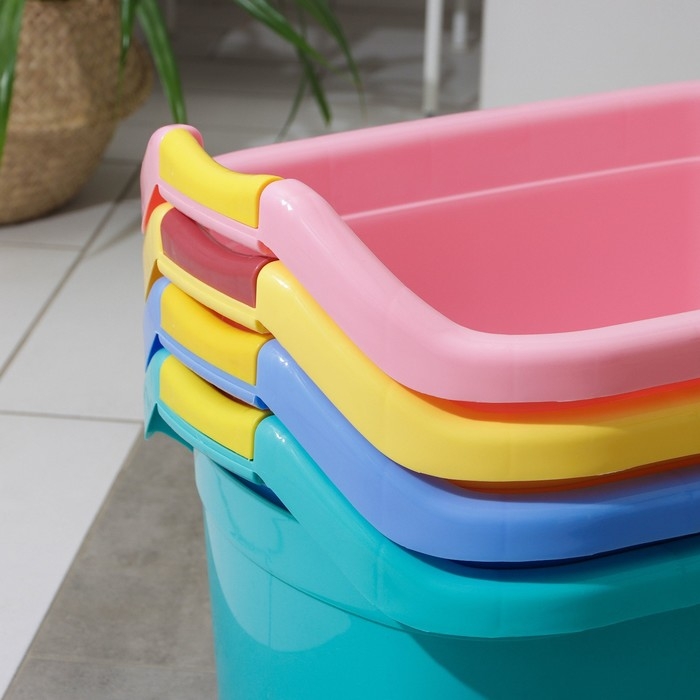 Таз овальный, 40 л, цвет МИКС Таз овальный, 40 л, цвет МИКС