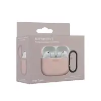 Чехол для AirPods Pro 3 с карабином №2 Pink Sand