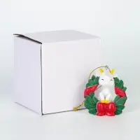 Елочная игрушка, полистоун &laquo;Козлик в венке&raquo;, 5 шт.
