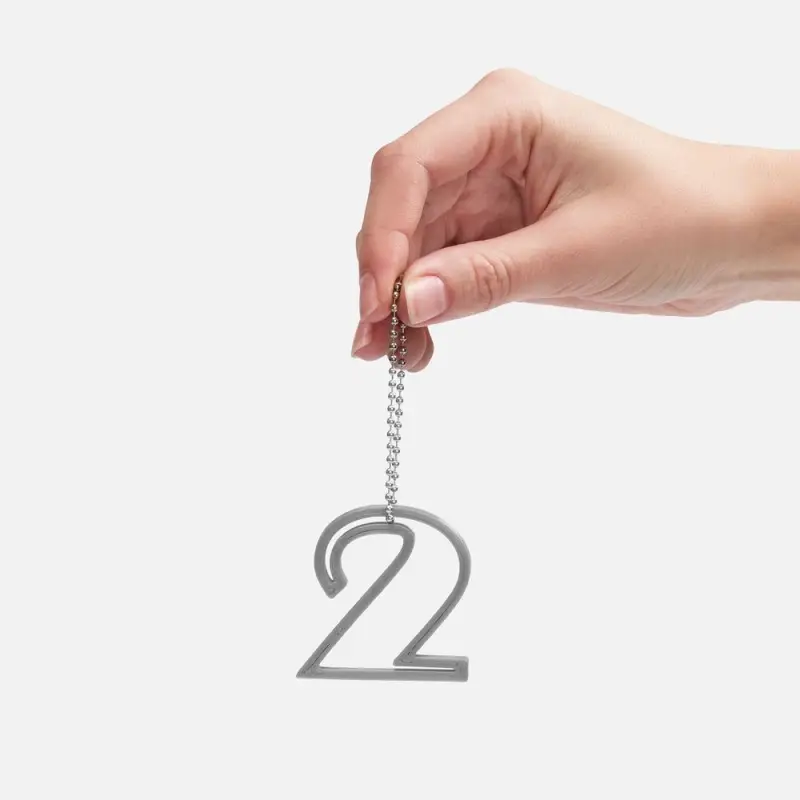 Подвеска Symbol, 3D-печать на заказ, цифра 2 Подвеска Symbol, 3D-печать на заказ, цифра 2