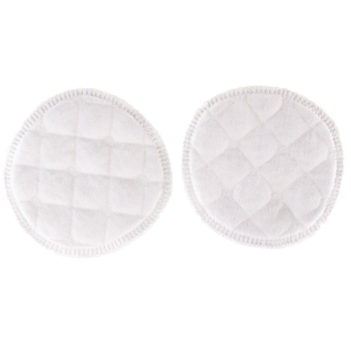Вкладыши для груди, многоразовые, 6 слоев, набор 2 шт., цвет белый, M&B