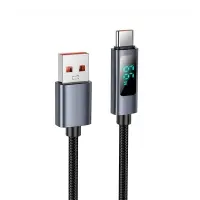 Кабель USB на Type-C 1M 5A X112 HOCO черный