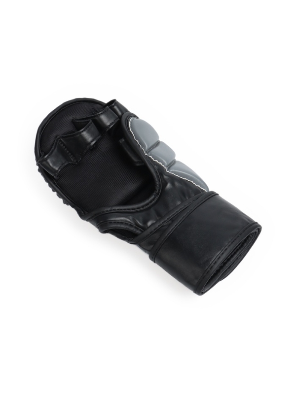 Перчатки для ММА гибрид FIGHT EMPIRE, BLACK-L, чёрные, размер L