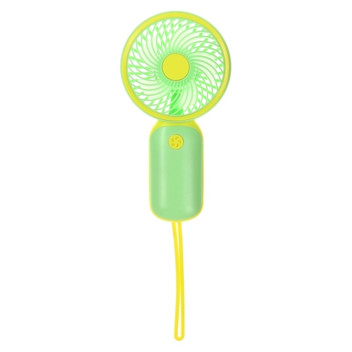 Портативный вентилятор YM88151, 250 мАч, 1 режим, кабель для зарядки, зелёный Портативный вентилятор YM88151, 250 мАч, 1 режим, кабель для зарядки, зелёный