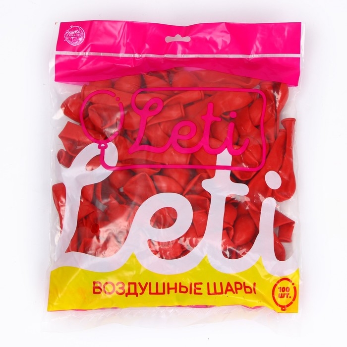 Шар латексный 5" &laquo;Макарун&raquo;, набор 100 шт., водные бомбочки, цвет красный