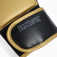 Перчатки для ММА боевые FIGHT EMPIRE, GOLD, чёрно-жёлтые, размер L