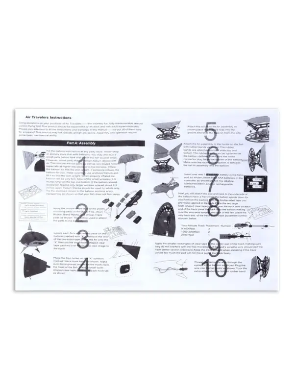 Летающая рыба &laquo;Акула&raquo;, на радиоуправлении (гелий не входит в комплект)