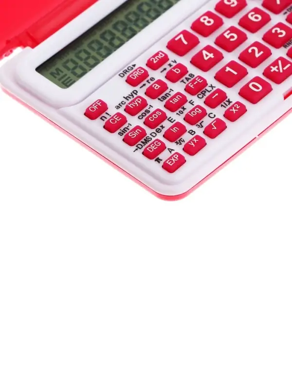 Калькулятор инженерный 10-разрядный, KENKO, 1006 корпус розовый