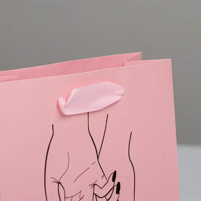 Пакет подарочный ламинированный, упаковка, «I love you», S 12 х 15 х 5.5 см