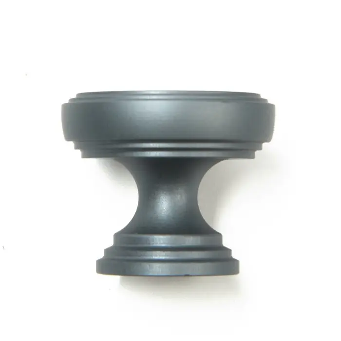 Ручка-кнопка мебельная CAPPIO PK322, d=30 мм, графит, 8 шт. TMP .