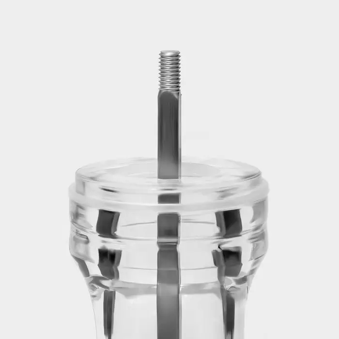 Мельница для специй Magistro Glace, 13.9 см, 30 мл, керамический механизм, акрил, прозрачная