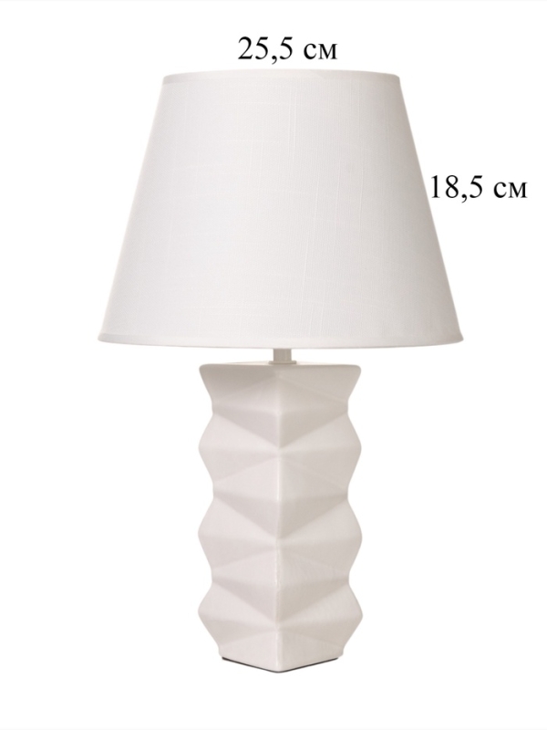 Лампа настольная Лампа настольная "Мозайка" 40Вт Е14 белый 24х24х38см