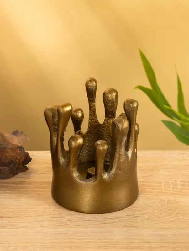 Подсвечник  Подсвечник "Огар" 9х9х11 см, алюминий