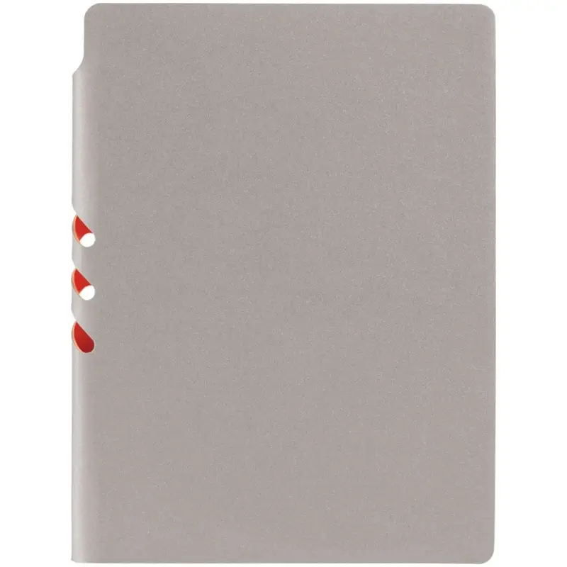 Ежедневник Flexpen, недатированный, серебристо-оранжевый Ежедневник Flexpen, недатированный, серебристо-оранжевый