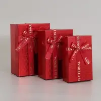 Набор подарочных коробок 3 в 1, прямоугольные 23&times;16&times;9.5 21&times;14&times;8.0 19&times;12&times;6.5 см