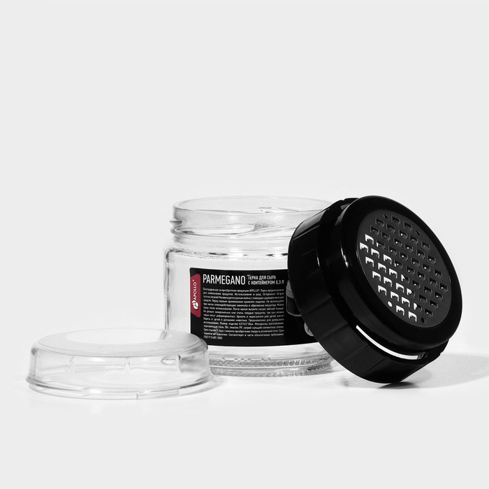 Терка для сыра с контейнером APOLLO Parmegano, 0,3 л, d=8 см Терка для сыра с контейнером APOLLO Parmegano, 0,3 л, d=8 см