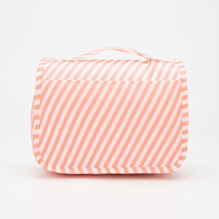 Косметичка-несессер на липучках, с ручкой, с крючком, с ручкой, цвет розовый Косметичка-несессер на липучках, с ручкой, с крючком, с ручкой, цвет розовый