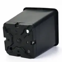Горшок для рассады, 5 л, 18.5&times;18.5&times;20 см, пластик, чёрный, Greengo