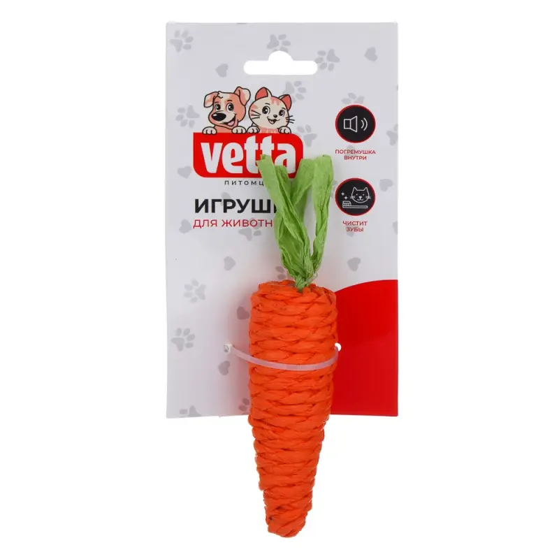 VETTA Игрушка для домашних животных, бумажная веревка, 8,5х3 см