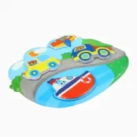 Игрушки резиновые для купания Крошка Я &laquo;Машинки&raquo;, пазл, развивающие игрушки